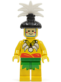 LEGO pi069 Islander, King, with Black Hair-Piece